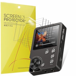 Lamshaw Compatible for MECHEN M30 MP3 Player Screen Protector, [6 Pack] Full Coverage TPU Clear Film Compatible for MECHEN M30 2 Inches MP3 Player (6 Pack)