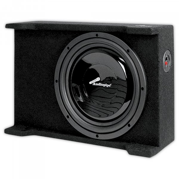 Audiopipe APSB12BDF Single 12" Shallow Downfire Sealed Enclosure with sub