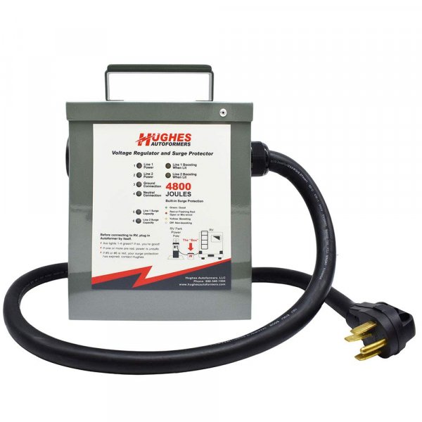Hughes RV22050SP Voltage Booster with Surge Protection  50 Amp