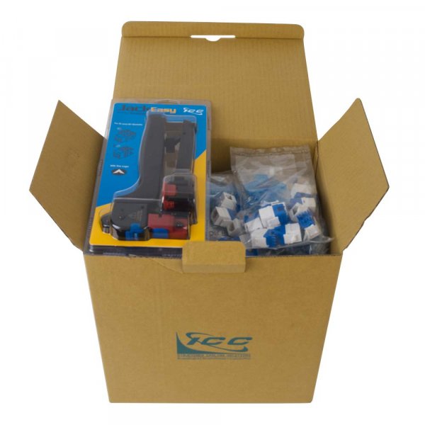 Icc IC107F5VWH Module, Cat 5e, Hd, 400 Pk, White