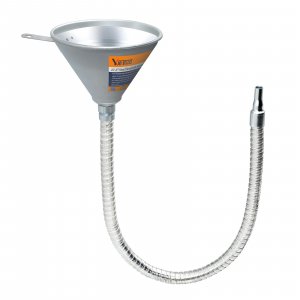 Yuesstloo 27.56" Steel Bendable Spout Funnel with Filter for All Automotive Oils, Metal Flexible Long Funnels for Automotive Use for Transmission Fluid, Diesel Fuel, and Other Liquids