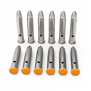 GORTAR 22WMR Snap Caps Training Dummy Rounds Practice Safe Loading Firing Close to Real Weight, – 12 Pcs