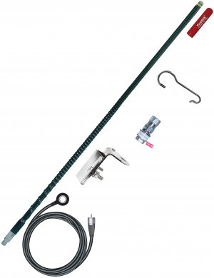 Firestik FG4648B 4' (122cm) Single Mirror "NGP" Kit Complete (Black)