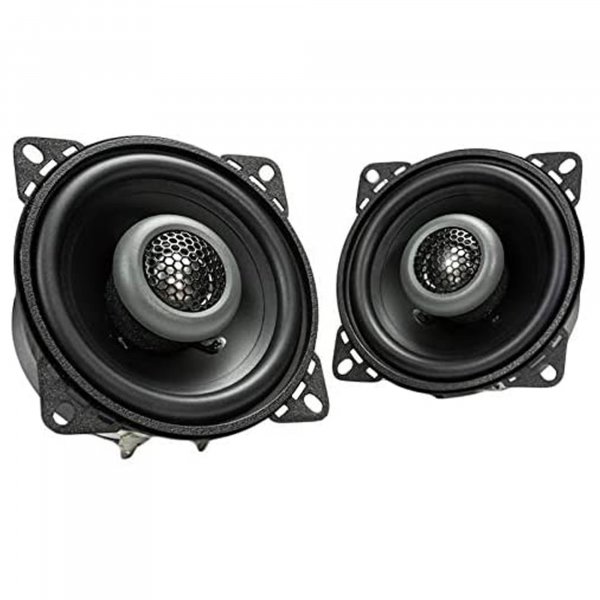MB Quart Formula 4 Inch 80 Watt 2 Way Coaxial Car Audio Speaker Pair with Built in 1 Inch Tweeters for Vehicle Sound System, Black