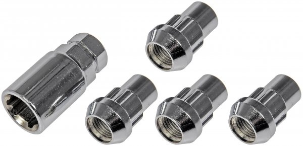 Dorman 712-228 Wheel Nut Lock Chrome Acorn Set 1/2-20