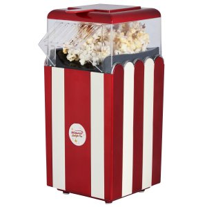 Brentwood Appliances PC-488R Classic Striped 8-Cup Hot Air Popcorn Maker