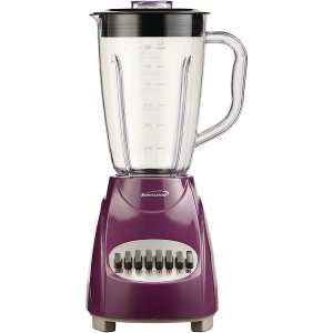 Brentwood Appliances JB-220PR 50oz 12-Speed + Pulse Electric Blender w/Plastic Jar