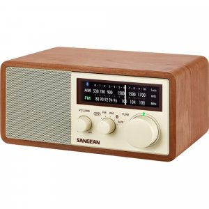 SANGEAN SNGWR16 AM/FM Bluetooth Wooden Cabinet Radio