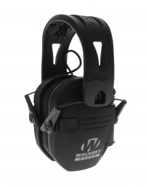 Walker's Game Ear RSEMRH Black Razor W/ Rubber Headband