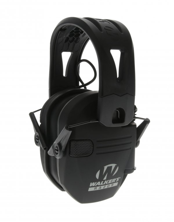 Walker's Game Ear RSEMRH Black Razor W/ Rubber Headband