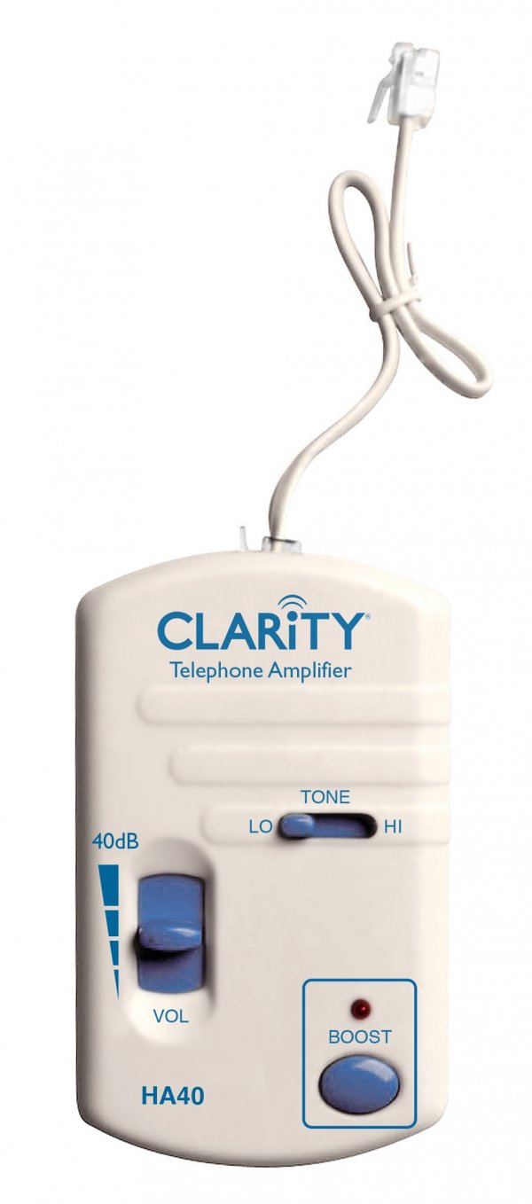 Clarity HA40 HA40 Portable Telephone Handset In-Line Amp