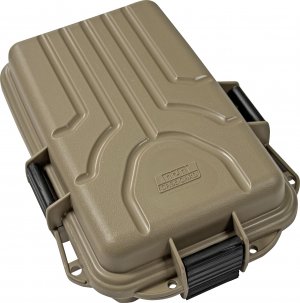 MTM SC2 Suppressor Protector 2, Compact and Durable Suppressor Storage, Secure Transport and Closure, Lockable, Made in USA, Dark Earth