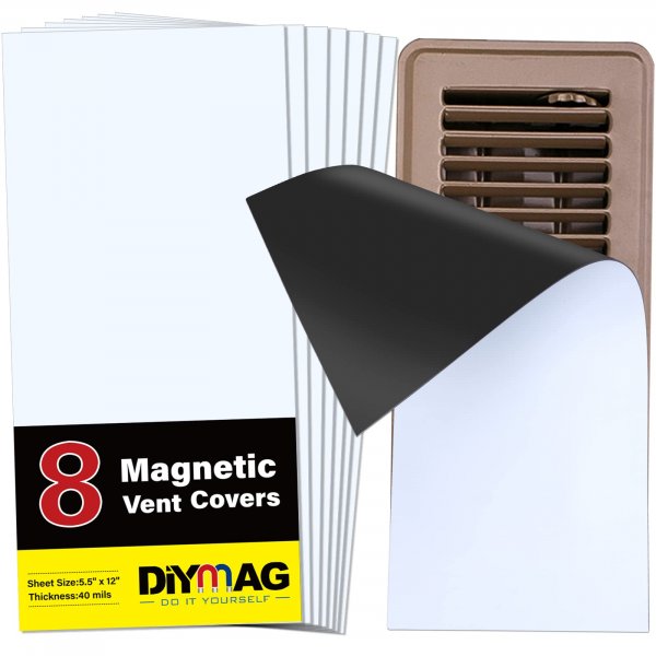 DIYMAG Magnetic Vent Covers-5.5" x 12",8 Pack