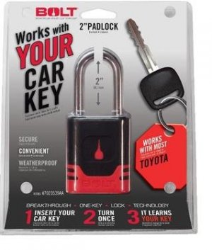 Bolt 7023539 Padlock for Select Toyota Vehicles