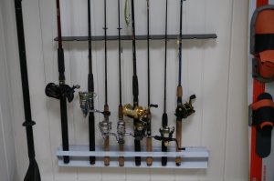 Viking Solutions VFR002 Wall Mount Fishing Rod Holder