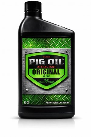 Elusive Wildlife Technologies, LP Pig Oil - Wild Hog Attractant - Long Lasting Hog Hunting Lure for attracting and harvesting Feral Hogs Around Your Feeder or Stand