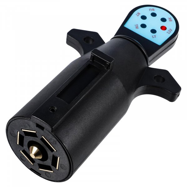 Trailer Light Tester, 7 Pin Trailer Plug Tester with LED