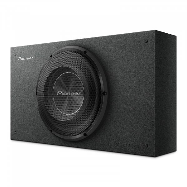 Pioneer TSA2500LB Single 10" Shallow Mount Pre-Loaded Enclosure 1200 Watts 2ohm