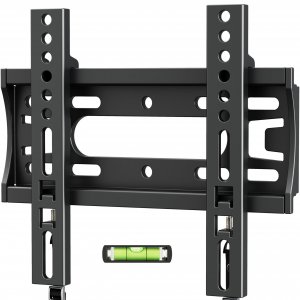 IWORBOARD 24 32 40 42 inch Fixed TV Monitor Wall Mount for 14-42 inch LED LCD Screen,Low Profile Small RV TV Mount, Easy Slim Flat Wall Bracket, Max VESA 200x200mm, 66lbs, Single Stud