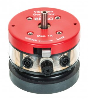 Eisco Labs Vibration Generator – 1 to 5 kHz Range, Mechanical Oscillator, Wave Motion Generator, Frequency Oscillator for Physics Labs, STEM Resonance Studies