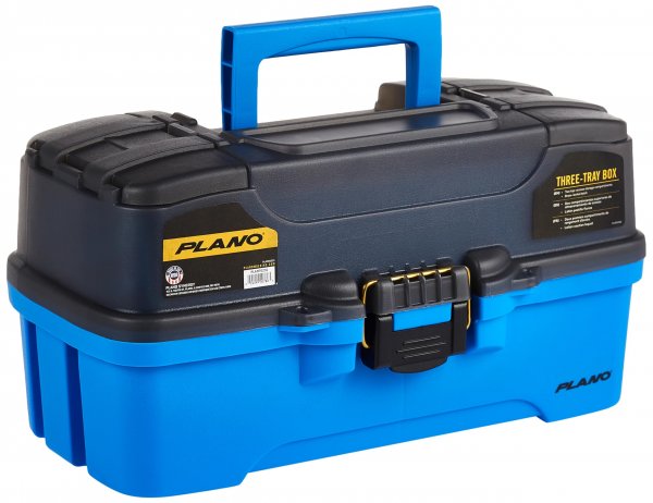 Plano PLAMT6231 3" Tray Tackle Box  Bright Blue