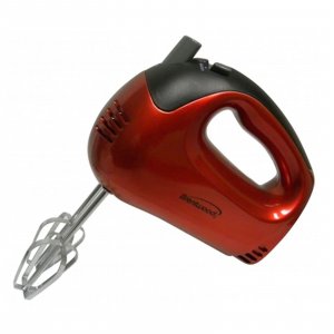 Brentwood Appliances HM46 5-Speed Electric Hand Mixer (Red)
