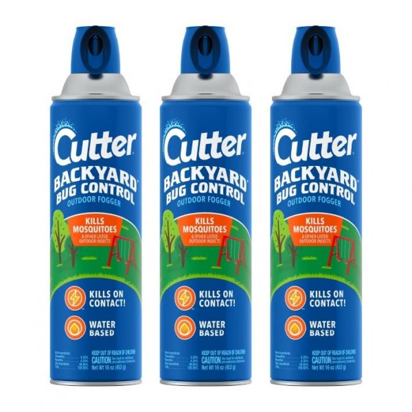 Cutter Backyard Bug Control Outdoor Fogger 16 Oz, 3 Pack