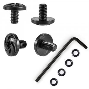 Cool Hand Customized Grips Screws for Beretta 92FS, M9, 92S, 92X, 92 Compact, 92A1, 96A1, 92 INOX, 4 Stainless Steel Screws, 4 O Rings, T10 Torx Key, Black, SB92-3-B