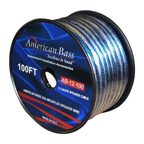 American Bass 12GSP150 100 Foot ft 12 Gauge Speaker Wire