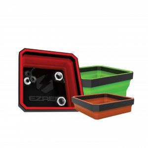 EZRED EZTRAYCLR Collapsible Parts Tray Set of 3