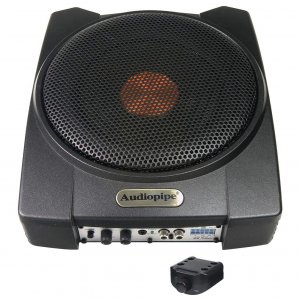 Audiopipe APLP803 8" Active Enclosed Low Profile Sub System 300W Max Dual 2 Ohm