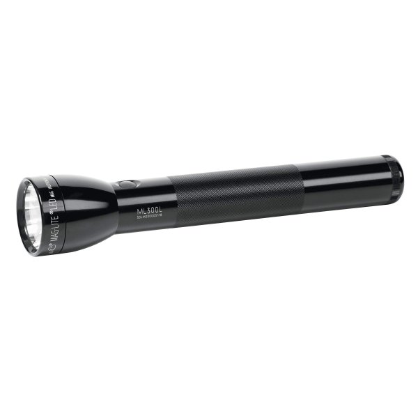 Maglite ML300L-S3016 ML300L LED 3-Cell D Flashlight, Black