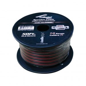 Audiopipe TCBL1450RBC 100% Copper Series Speaker Wire 14 Gauge 50'