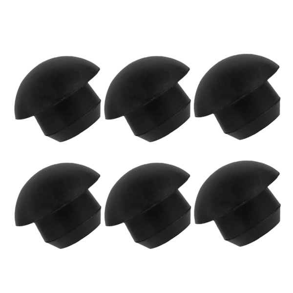 Bottle Jack Floor Jack Oil Filler Plug, 8mm Flat-Head Rubber Hydraulic Filler Bung for Oil Reservoir Hole, Horizontal Jack Hydraulic Top Pressure Rod for Oil Reservoir (6PCS)