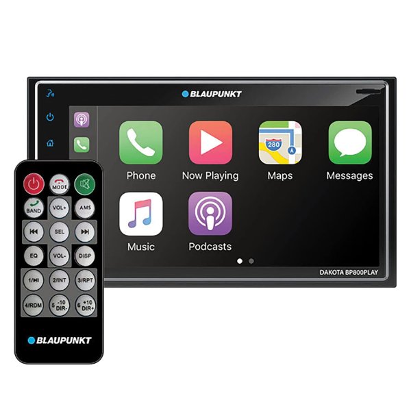 Blaupunkt BP800PLAY 6.8 Double DIN MECHLESS Fixed Face Touchscreen Receiver