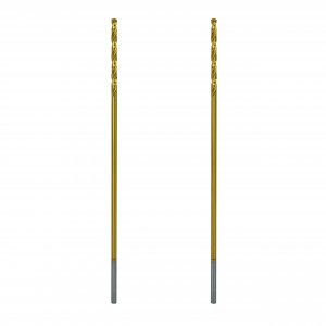 Greycore Tools 1/8 Inch x 6 Inch Cobalt Aircraft Extension Bit – 2 Pack M35 Cobalt Drill Bit, Industrial Titanium Coating – Drill Bits for Steel, Hard Metal, Cast Iron, Wood, Plastic (1/8" x 6")