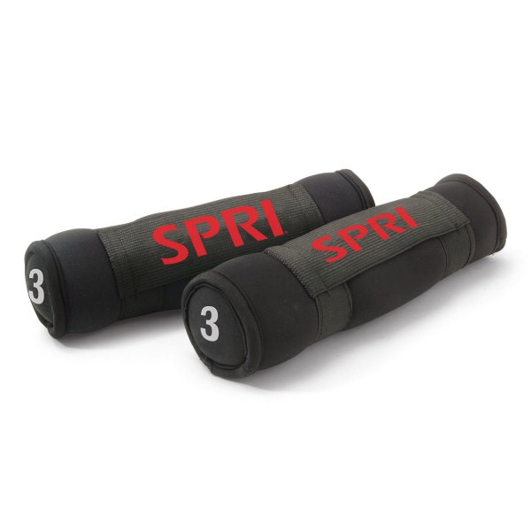 SPRI 558701 Soft Hand Weights 5lb  Pair