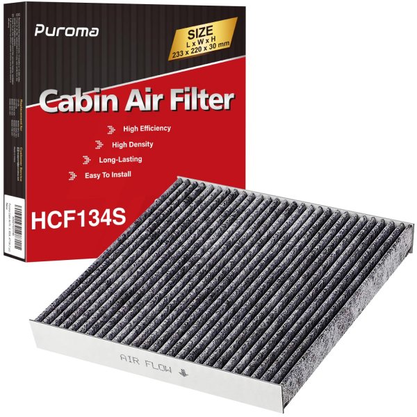 Puroma 1 Cabin Air Filter Activated Carbon for CP134 CF10134 Honda Acura