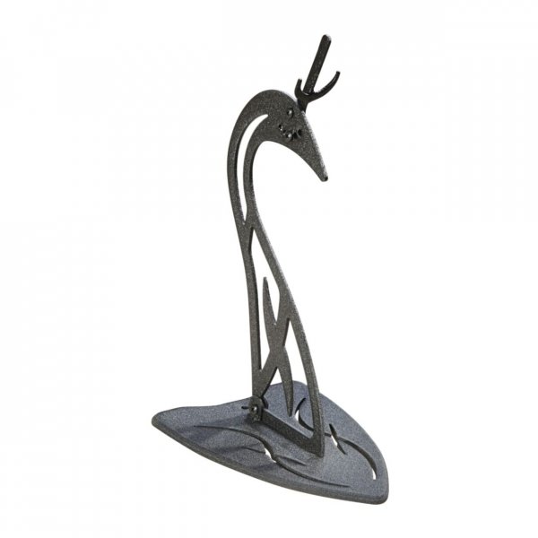 Skull Hooker Table Hooker European Trophy Mount – Perfect Kit for Table Display of Taxidermy Deer Antlers and other Skulls – Graphite Black