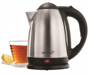 Brentwood Appliances KT-1790 1.7L Stainless Steel Cordless Electric Kettle