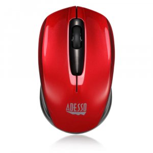 Adesso IMOUSE S50R iMouse S50 2.4 GHz Wireless Mini Mouse (Red)