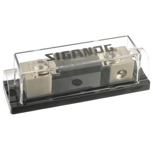 SIGANDG 0/2/4 Gauge AWG Inline ANL Fuse Holder with 500 Amp Fuse