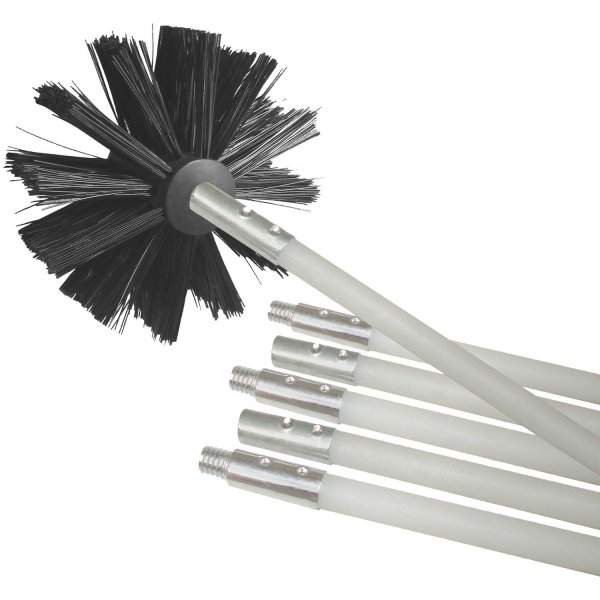 Deflecto DVBRUSH12K6 12-Foot Dryer-Duct Cleaning Kit