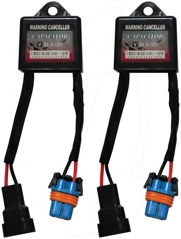 Tview HCAPACITOR HID Capacitor 9-16V  yellow and blue Pair