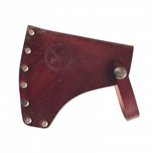 Leather Hatchet Sheath Axe Head Cover Protector with Secure Snaps, Heavy Duty Camping Axe Guard for Outdoor Hiking Camping Survival 1Pcs