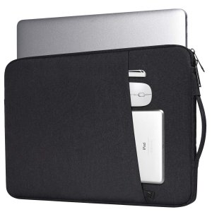 14 Inch Laptop Sleeve Case for Dell Latitude/Inspiron, HP ASUS Lenovo Chromebook/Stream/ASUS Vivobook/Lenovo IdeaPad Computer Sleeve Bag, Black