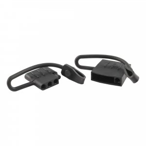 CURT 58761 Vehicle and Trailer-Side 4-Pin Flat Wiring Harness Dust Covers, 2-Pack