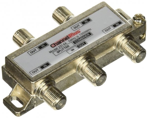 Channelplus 2514 DC/IR Passing Splitter/Combiner (4 way)