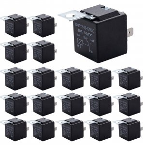 nqnqvl 20 Pack 12V 40/30A 5-Pin SPDT Automotive Relays