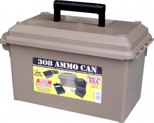 MTM ACC308 308 Ammo Can for 400 rd. Includes 4 each RM-100's Dark Earth